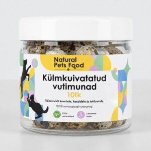 Külmkuivatatud vutimunad, 10tk
